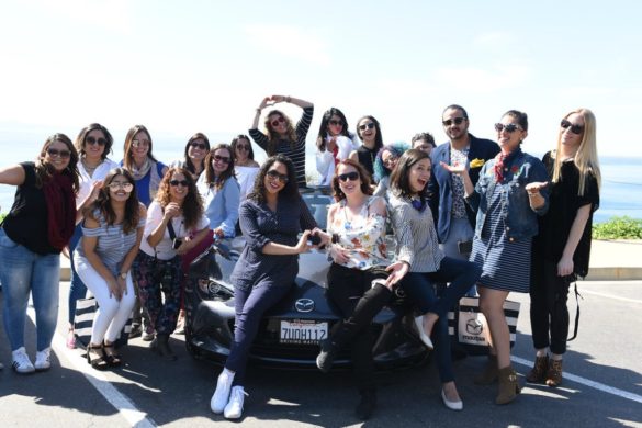 Group photo from the Mazda Field Trip #WeAllGrow