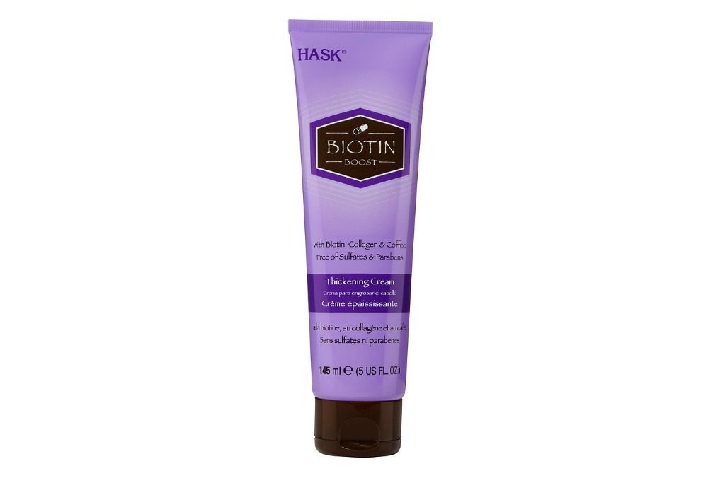 Hask Biotin Boost Thickening Cream for fine, low-density curls
