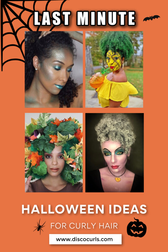 image of halloween ideas for curly hair
