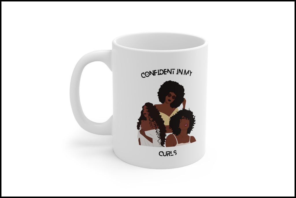 CONFIDENT IN MY CURLS COFFEE MUG